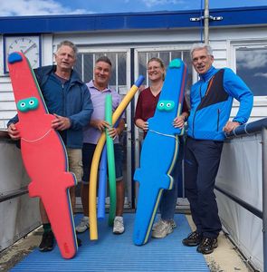 Unser Trainerteam freut sich auf euch: Harald, Klaus, Kristina u. Rainer - Nicht auf dem Foto: Rolf und Claudia